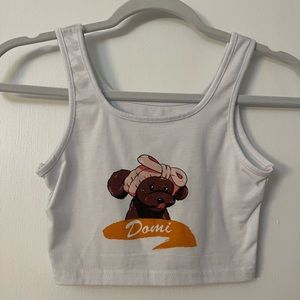 Shein cropped graphic tee